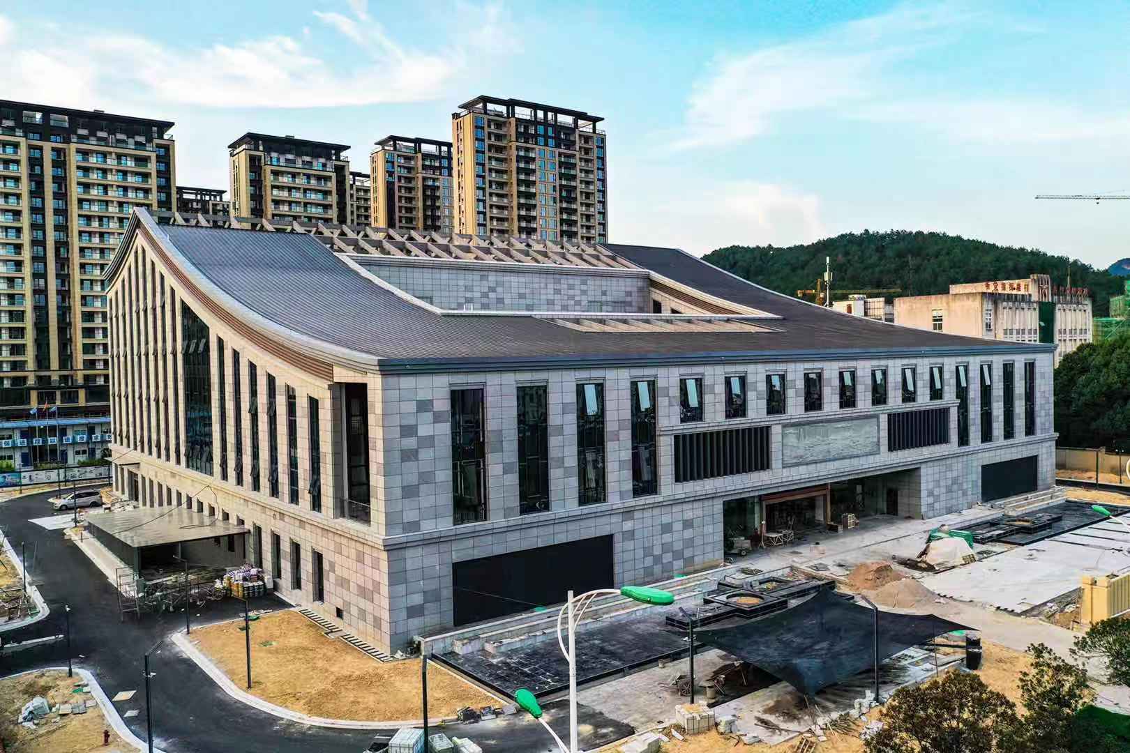 公司設(shè)計的縉云縣檔案館新館竣工驗(yàn)收